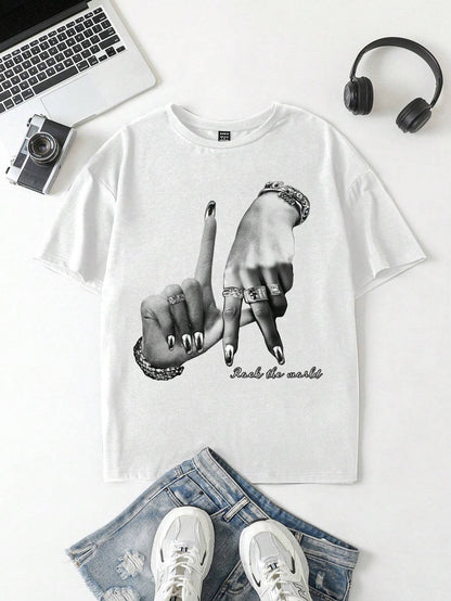 Slaydiva Summer Casual 2000s 70s Retro Brown Striped T-Shirt,City Break Minimalist Streetwear,Y2K Back-To-School Hip-Hop Style,Basic Loungewear