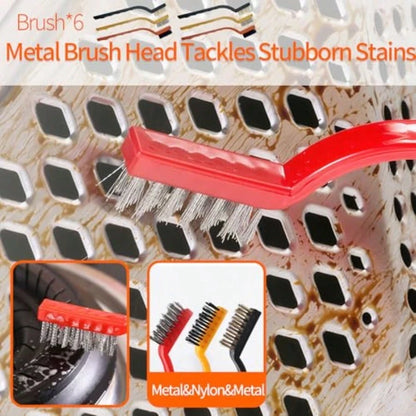 Small Crevice Cleaning Brush Set, Groove Gap Cleaning Tool For Cleaning Kitchen, Bathroom, Corner, Sink, Door, Blinds, Faucets, Window Track, Cup