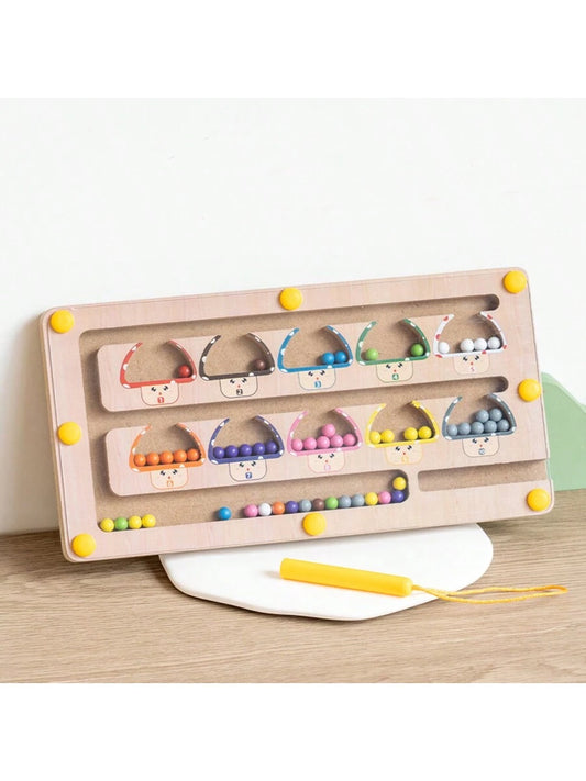 Small Magnetic Handwriting Maze House, Preschool Educational Toy For Fine Motor, Color Sorting, Cognitive Training