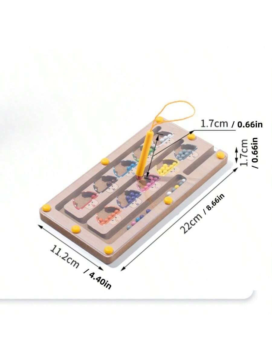 Small Magnetic Handwriting Maze House, Preschool Educational Toy For Fine Motor, Color Sorting, Cognitive Training