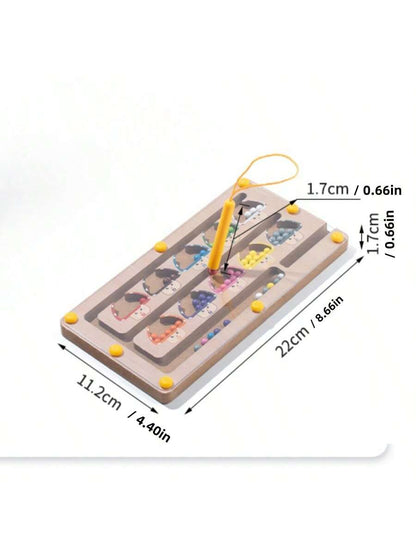 Small Magnetic Handwriting Maze House, Preschool Educational Toy For Fine Motor, Color Sorting, Cognitive Training