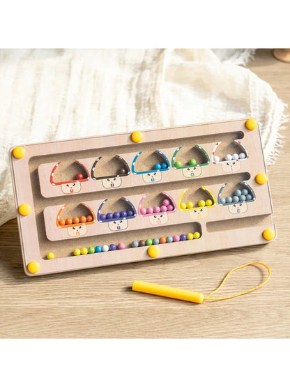 Small Magnetic Handwriting Maze House, Preschool Educational Toy For Fine Motor, Color Sorting, Cognitive Training