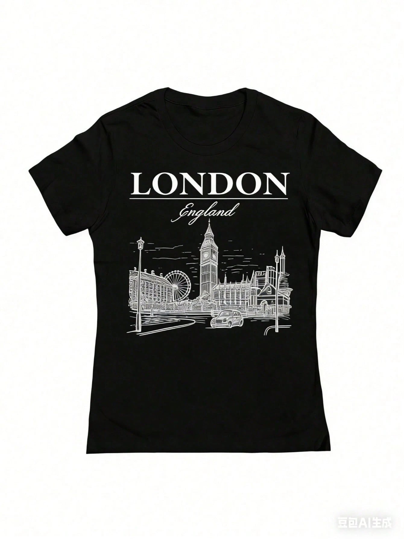 Social Collective London Tm Graphic Cotton Ladies Fitted-Shirt100% Comfortable Cotton Unisex Comfortable Retro Cotton T-Shirt-K91