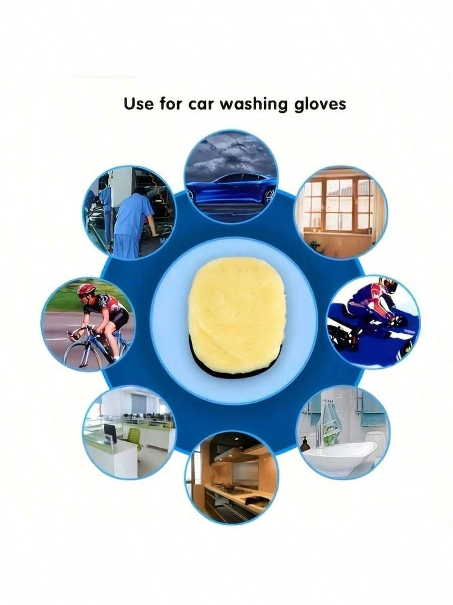 Soft Microfiber Car Cleaning Gloves, Gentle Detailing And Dusting, For Vehicle Maintenance, Easy To Clean, Coral Fleece Towel Car Wash Cloth, Strong Stain Removal, Thick And Anti-Shedding