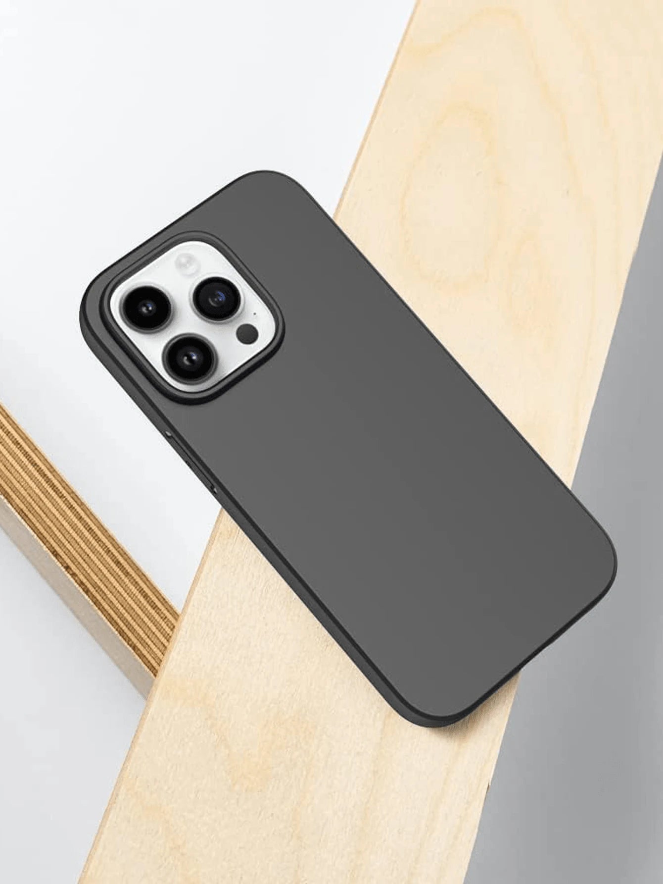 Solid Color Black Liquid Silicone Phone Case Compatible With IPhone 17/16/15/14/13/12/11 Pro Max/Mini Plus/Air/8/7/6s Plus/SE3/SE2, Full Body Protection, Slim Soft Matte Finish, Anti-Fingerprint, Gift