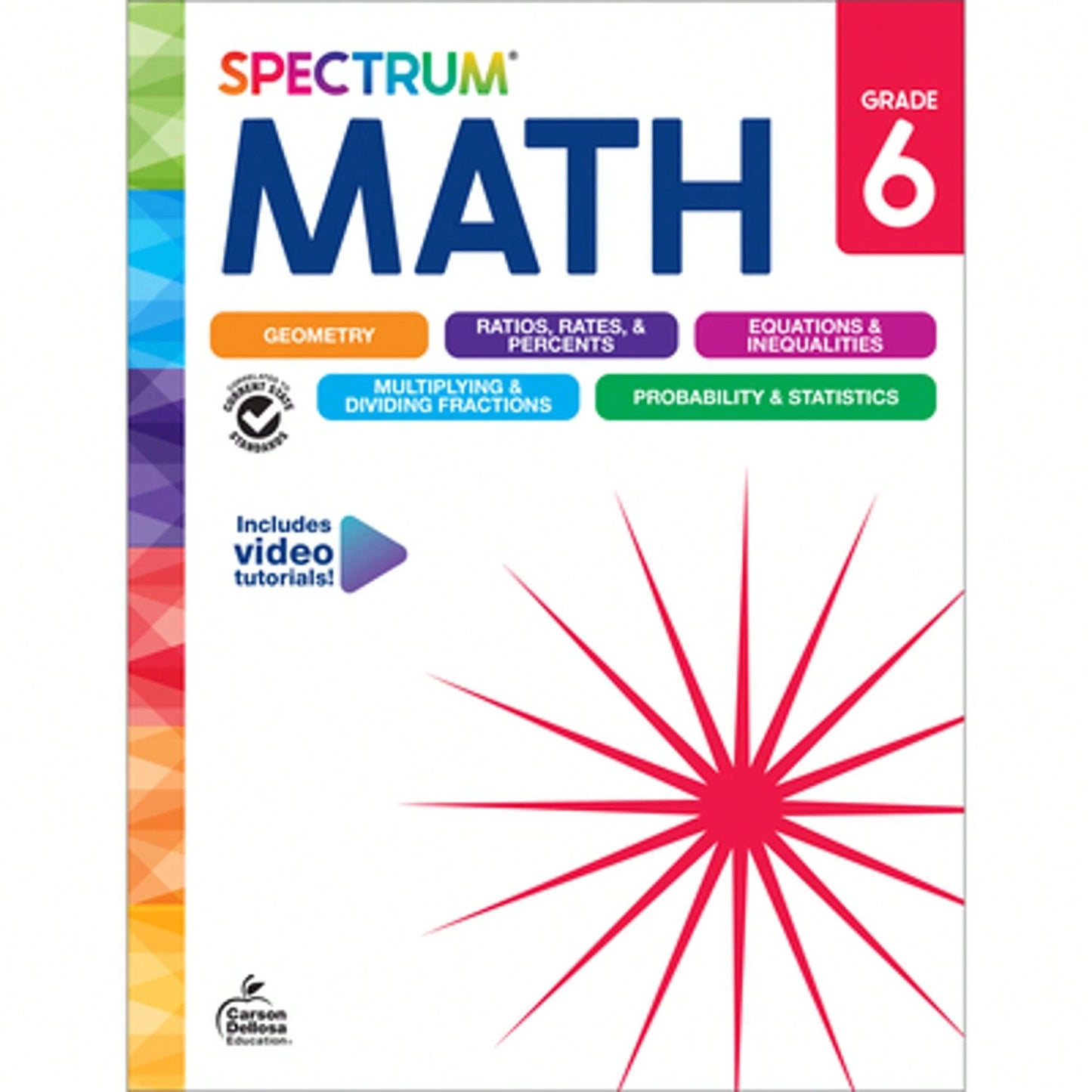 Spectrum Math Workbook, Grade 6 (Paperback) By Spectrum, Carson Dellosa Education, Elise Craver