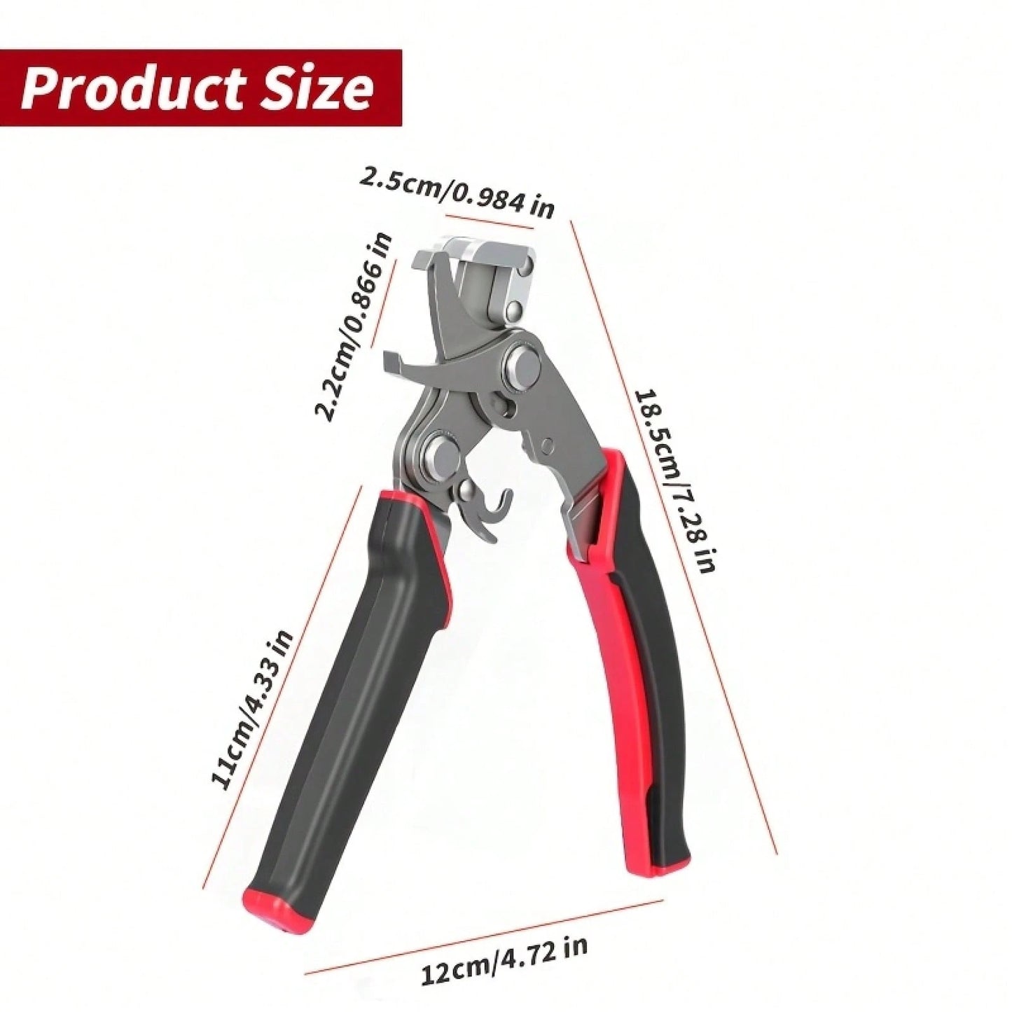 Stainless Steel Auto Trim & Fastener Removal Pliers/ Upholstery Clip Pry-Out Pliers – Ergonomic Grip Panel Clip Remover For Mechanics, Garage & DIY, Universal Car Interior Retainer Tool