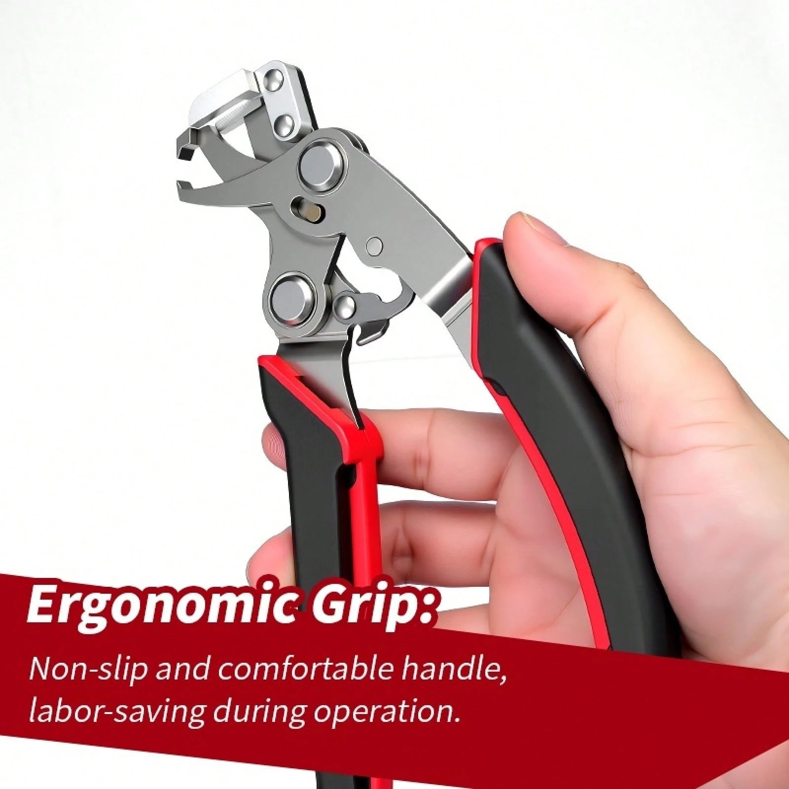 Stainless Steel Auto Trim & Fastener Removal Pliers/ Upholstery Clip Pry-Out Pliers – Ergonomic Grip Panel Clip Remover For Mechanics, Garage & DIY, Universal Car Interior Retainer Tool