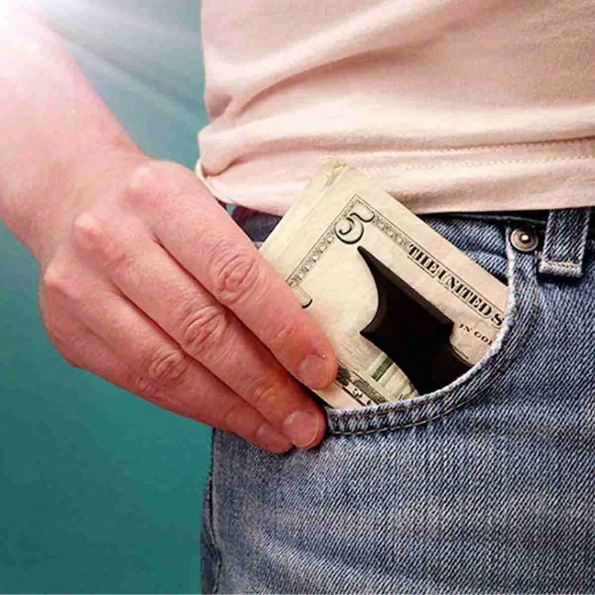 Stainless Steel Clip Sleek Stainless Steel Batwing Clip Slim Money Clip Holder Lightweight For Gift For Men