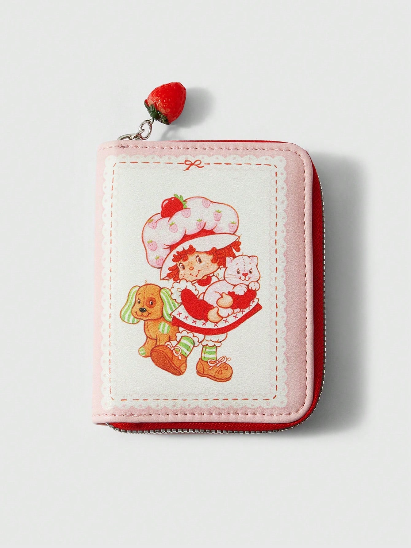 Strawberry Shortcake| ROMWE Cute 3D Strawberry Figure Graphic Small Wallet, Valentines