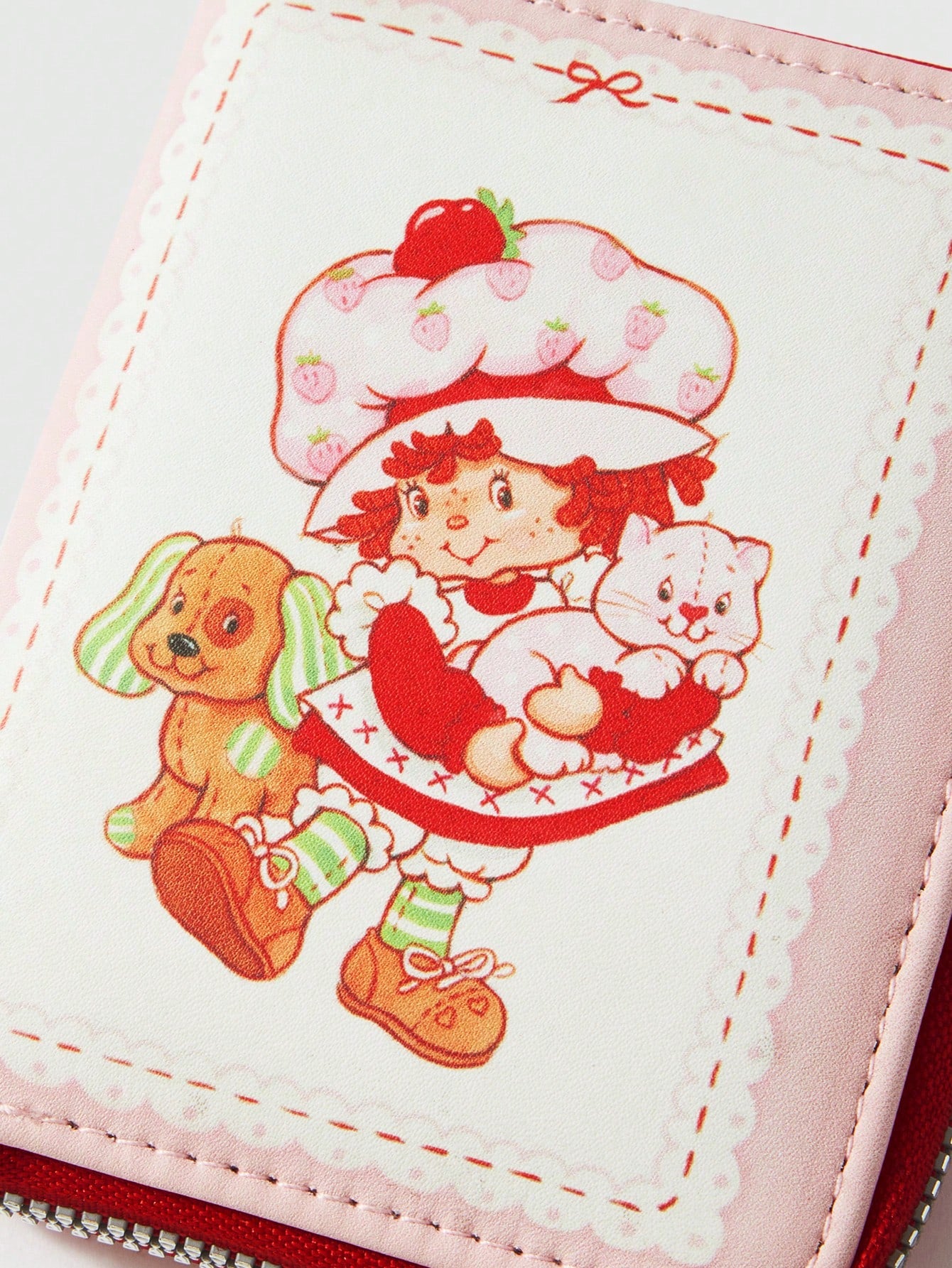 Strawberry Shortcake| ROMWE Cute 3D Strawberry Figure Graphic Small Wallet, Valentines