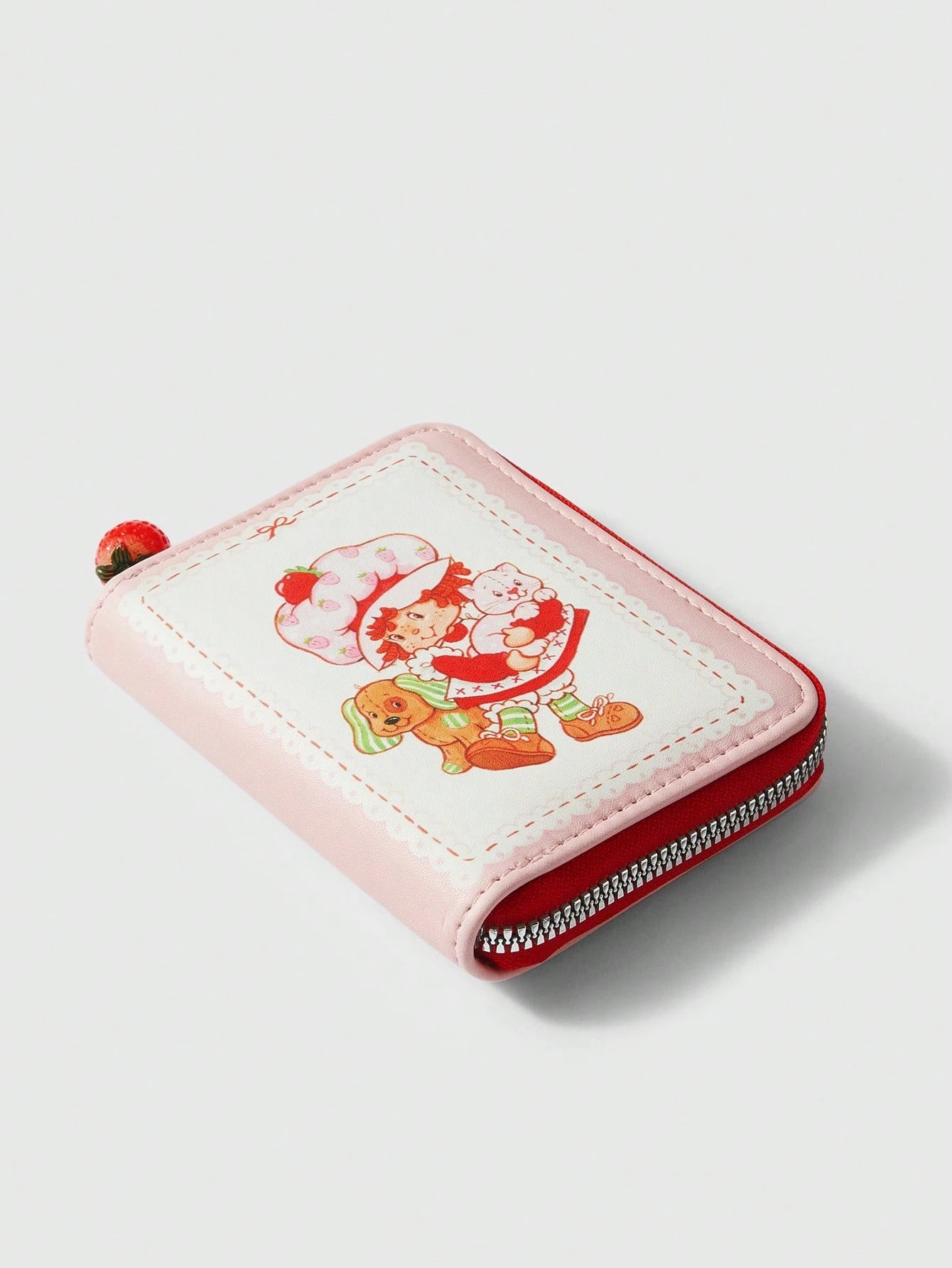 Strawberry Shortcake| ROMWE Cute 3D Strawberry Figure Graphic Small Wallet, Valentines