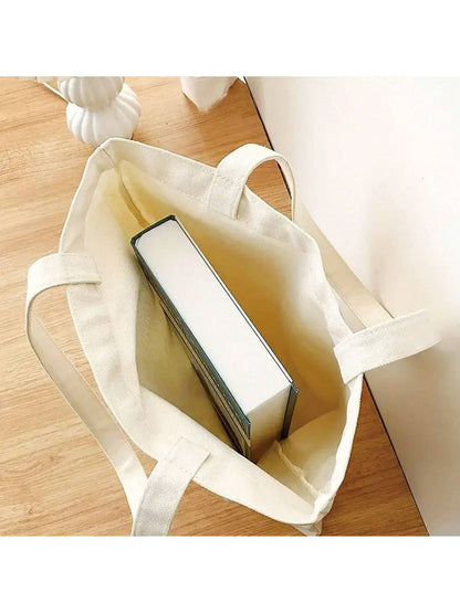 Sturdy Christian Women's Handbag With Inspirational Bible Verse Print, Rectangular Design, Large Capacity Reusable Shopping Bag With Stable Handle, Suitable For Shopping, Outdoor Activities, Church Ga