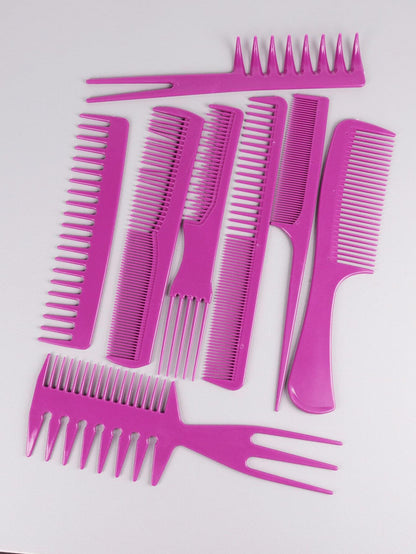 Styling Comb Set, 8Pcs Styling Comb Set, Hairdressing Tools Professional Hair Comb, Suitable For All Hair Length And All Hairstyles Hair Brush, Comb, Hair Tools, Hair Products And Accessories For Barb