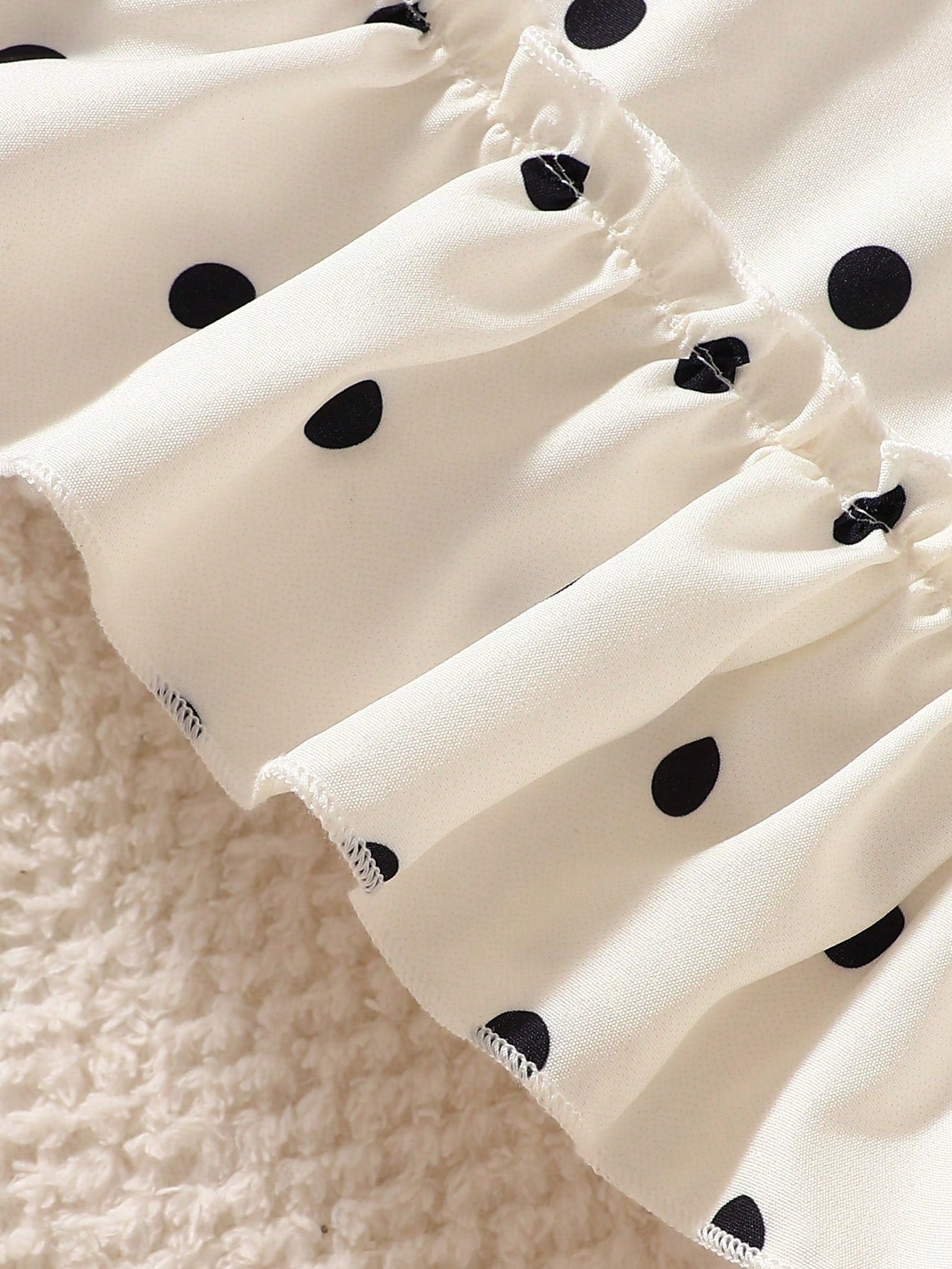 Summer Baby Girls' Red And White Polka Dot Ruffle Flutter-Sleeve Dress For Newborns Classic Loose A-Line Tiered Skirt Lightweight Wedding Outfits Cute