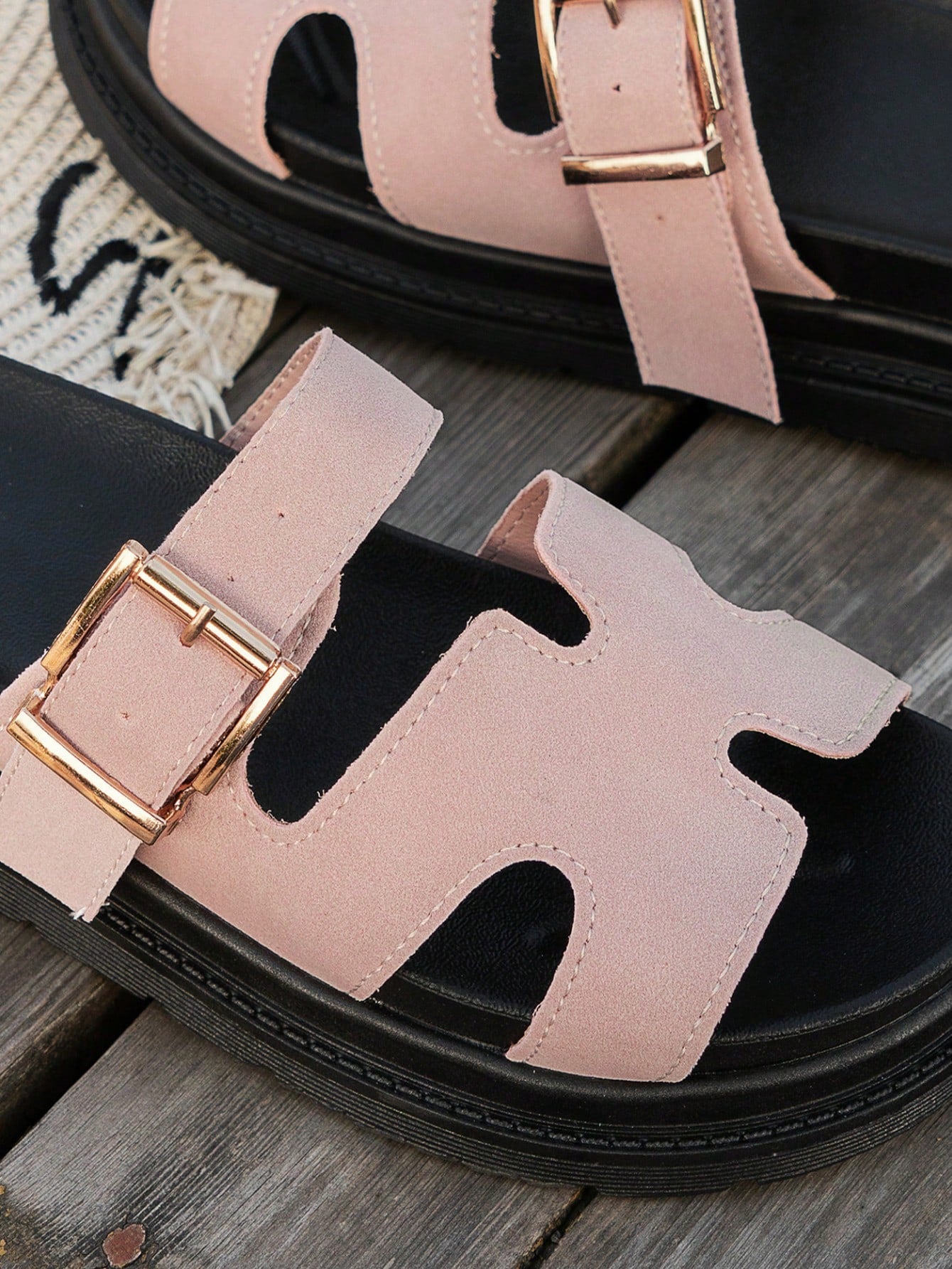 Summer New 2025 Fashion Versatile Sandals For Women Size 36-43, Plus Size Non-Slip Durable Casual Slides, Minimalist
