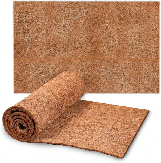 SunGrow Coco Fiber Hermit Crab &Amp; Reptile Carpet, Gecko Terrarium Liner, And Floor Bedding Substrate &Amp; Supplies, Climbing Wall Carpet &Amp