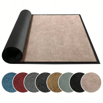Super Absorbent Front Door Mat,, Non-Slip Washable Indoor Doormats, Low Profile Entryway Rug Outdoor, Dirt Resistant Welcome Mats For Front And Back Door Entrance