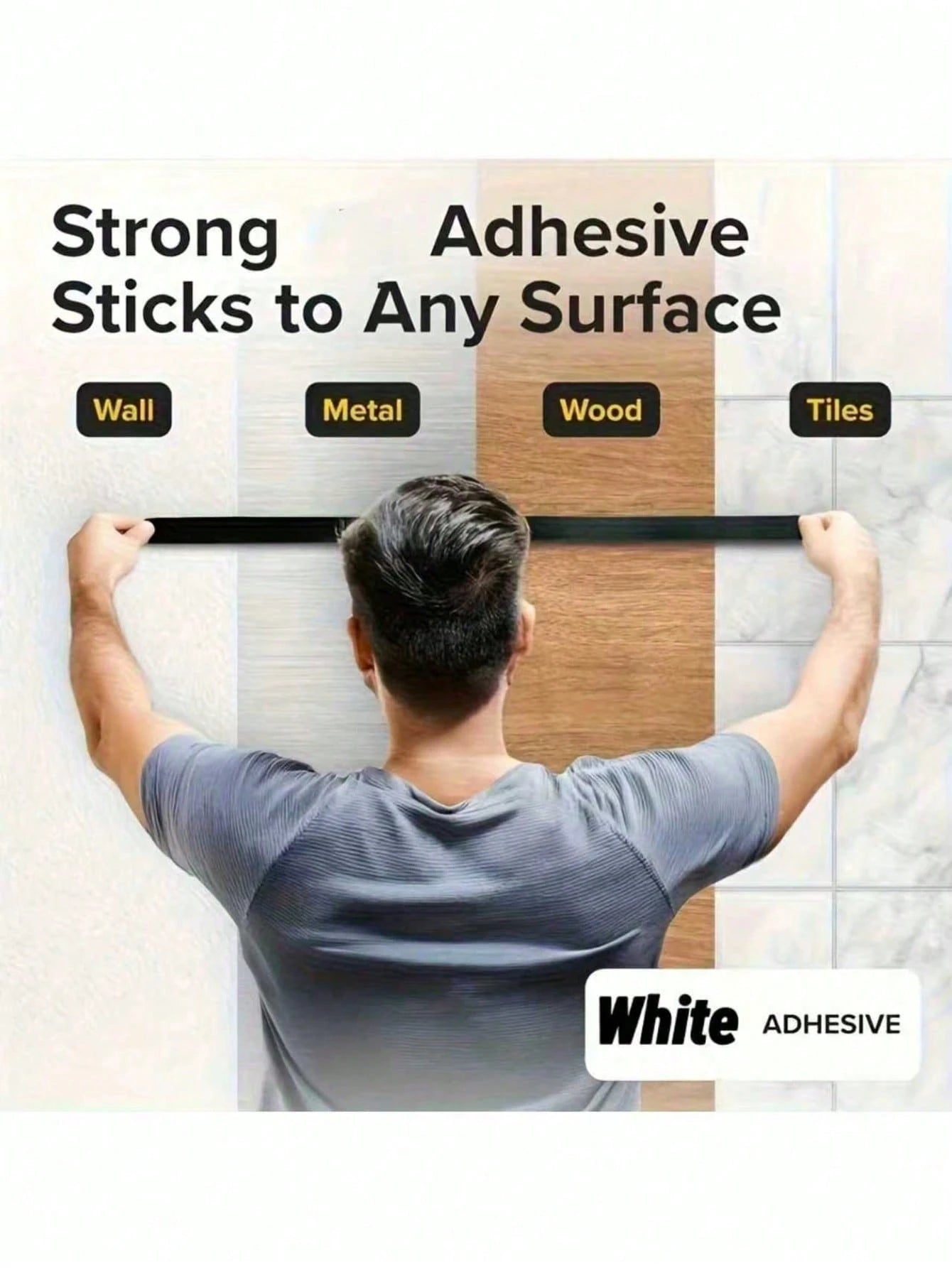 Super Strong Magnetic Tape- Easy To Cut, Easy To Attach To Refrigerator, Whiteboard And More, With High-Adhesion Rubber Strip, Premium Choice For Home Decor Accessories| Durable Rubber Magnetic Stic