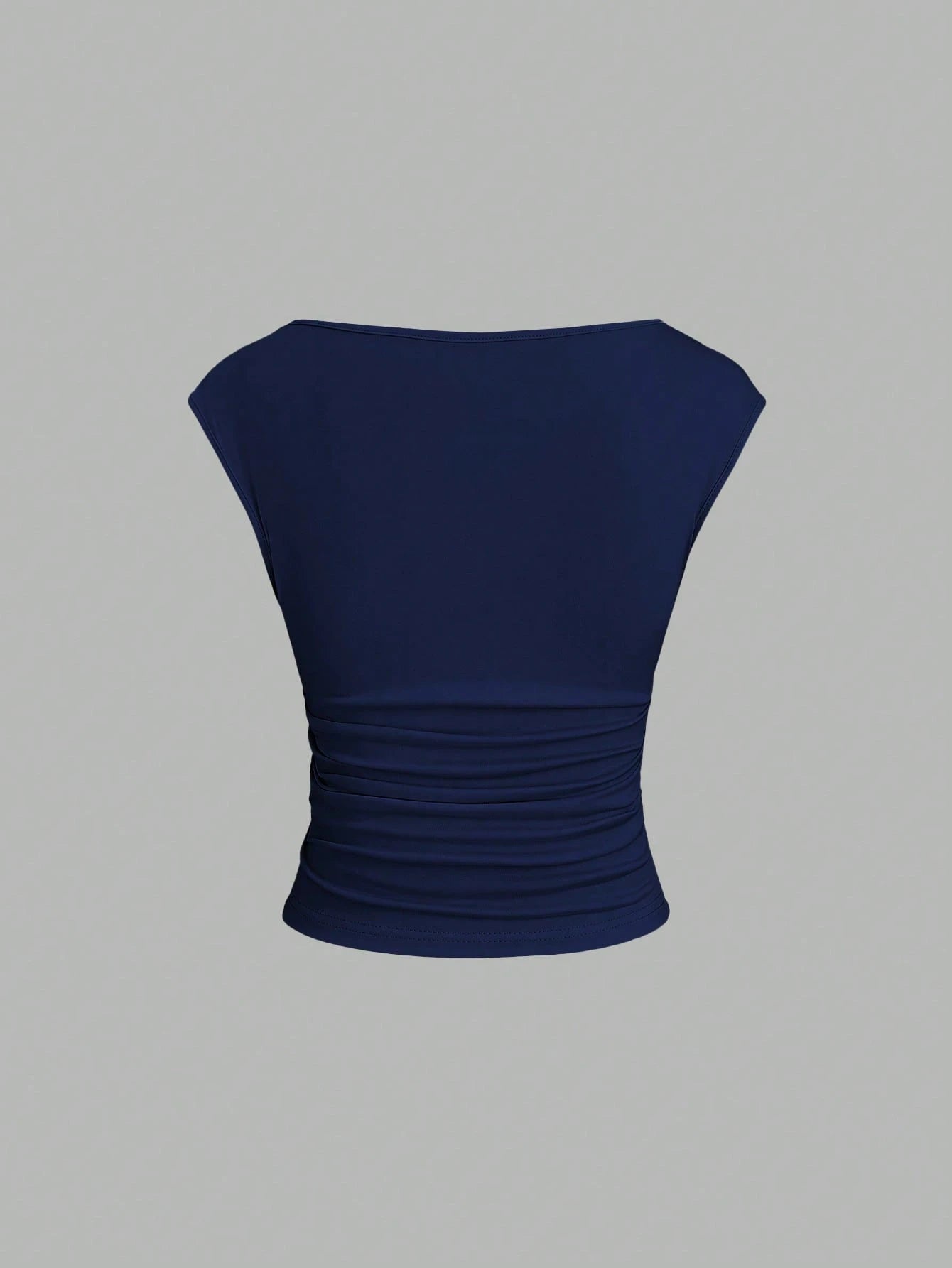 Sweetra 3pcs/Set Sexy Backless Breathable Moisture-Wicking Fitted Short Sleeve Top/T-Shirt For Women