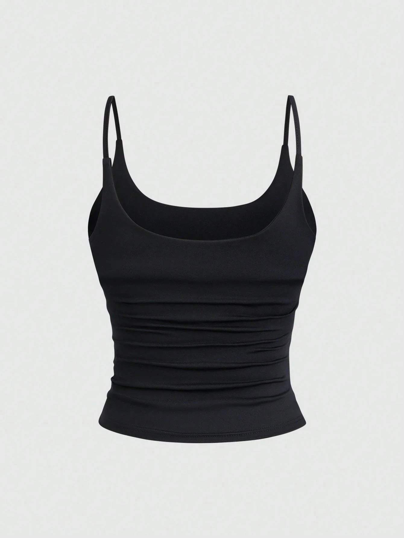 Sweetra 3pcs/Set Women's Spaghetti Strap Square Neck Cami Tops,Black And White,Summer,Basics,Everyday Versatile Casual Daily Camisole Tank Tops 3 Pack