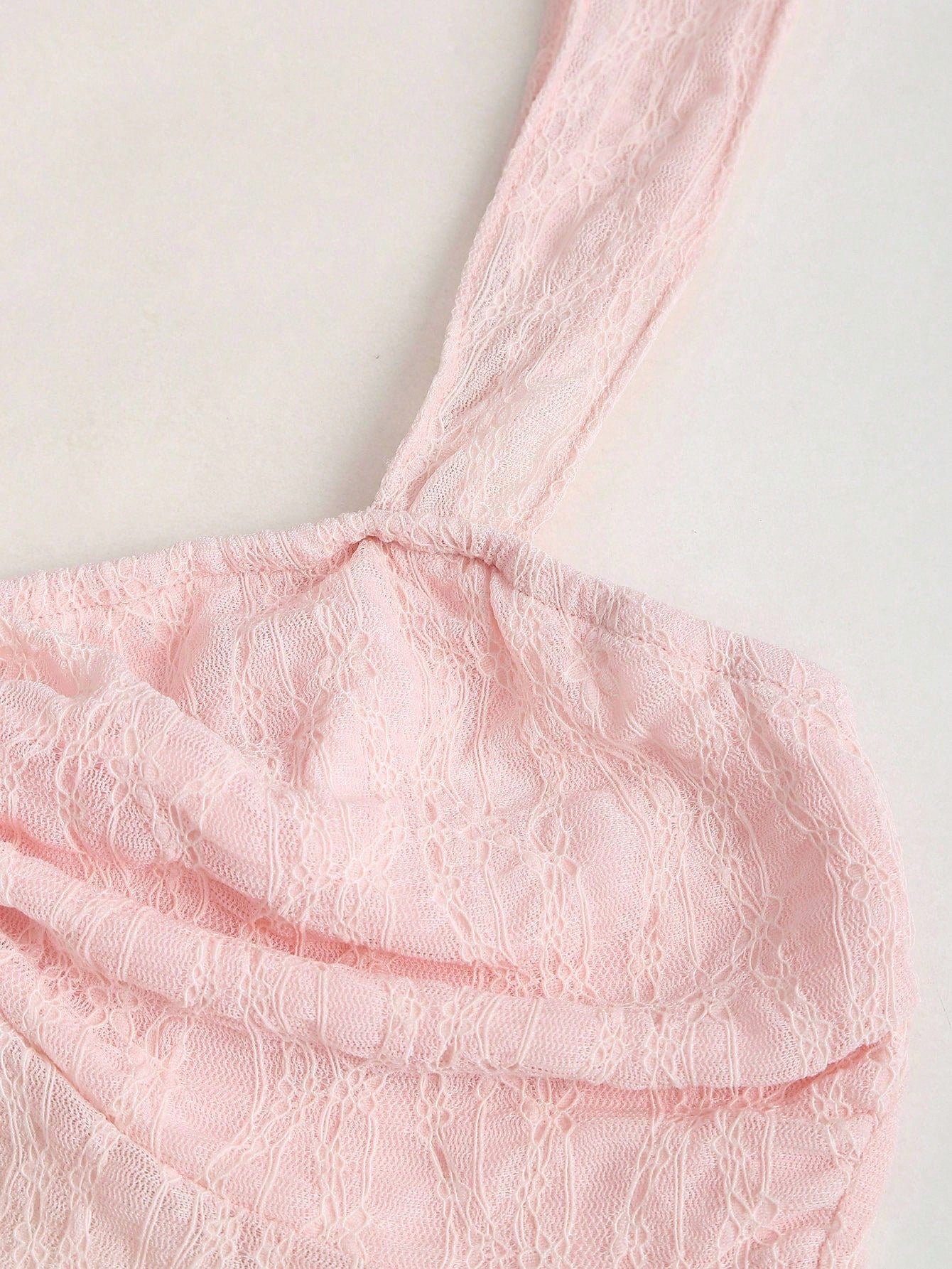Sweetra New Spring/Summer Wide Strap Bow Textured Fabric Top, Sweet & Fashionable, Suitable For Daily Wear