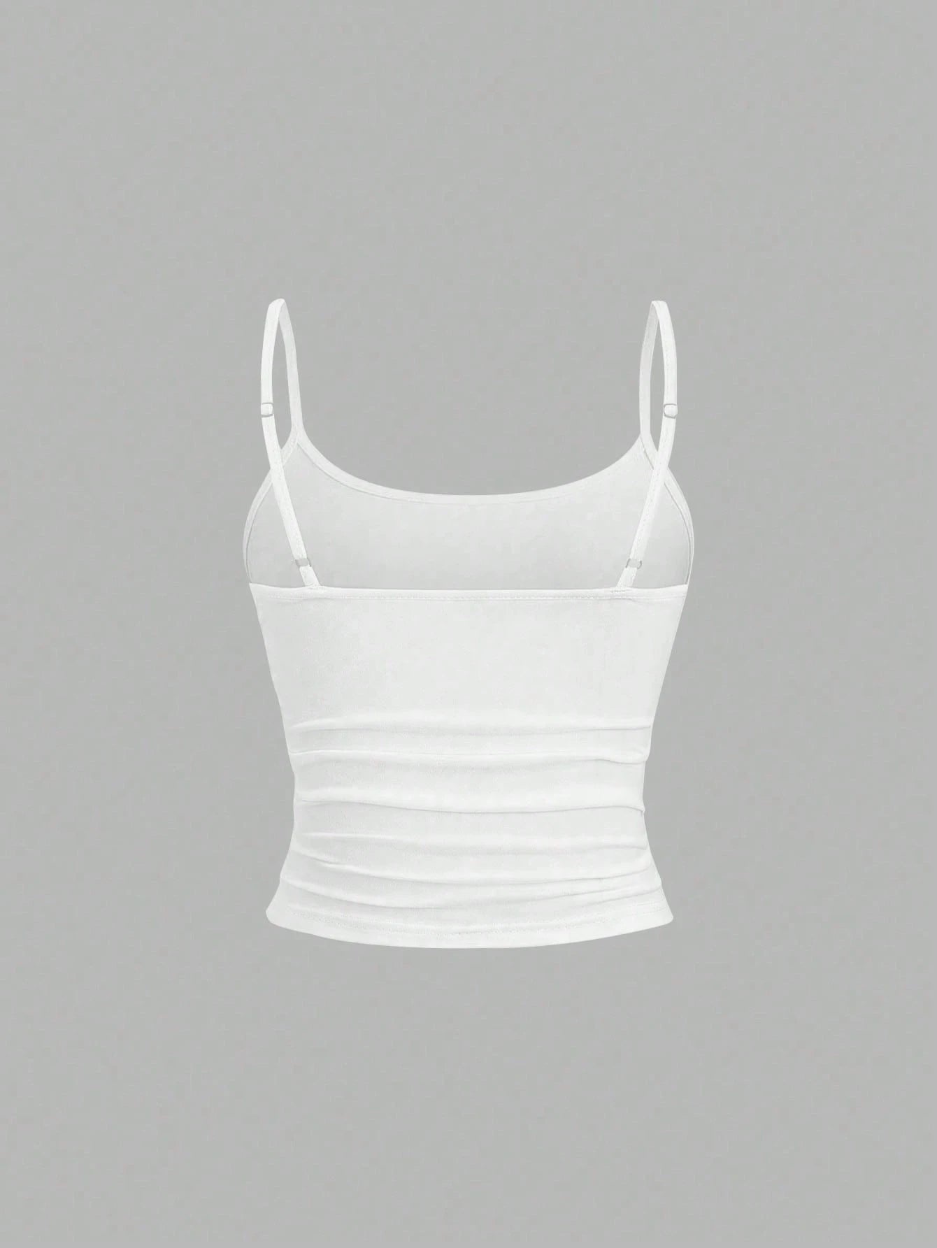 Sweetra Women's Fitted Camisole, Slim Fit, Layering Sleeveless Top Y2K