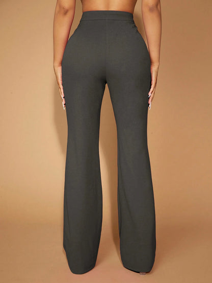 SXY Commute Minimalist Office Old Money Simple Sexy And Elegant Black And White Polka Dot Women's Pants