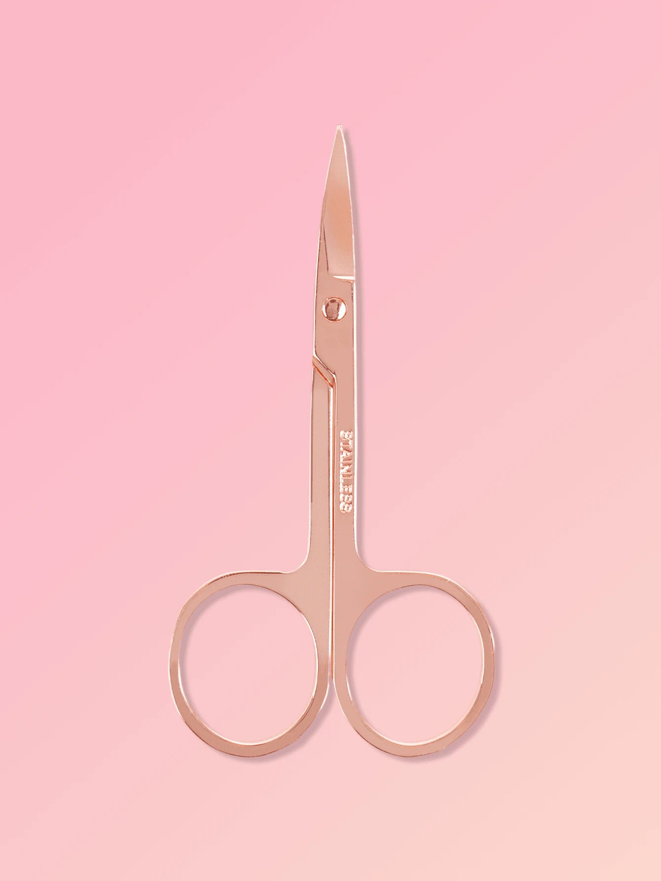 TDANCE 1pc Professional Stainless Steel Scissors, Suitable For Eyelash Extension, Eyebrow Trimming, False Eyelash Cutting, Nose Hair, Beard And Eyebrow Hair Removal, Eyelash Tape And Eye Patch Trimmin