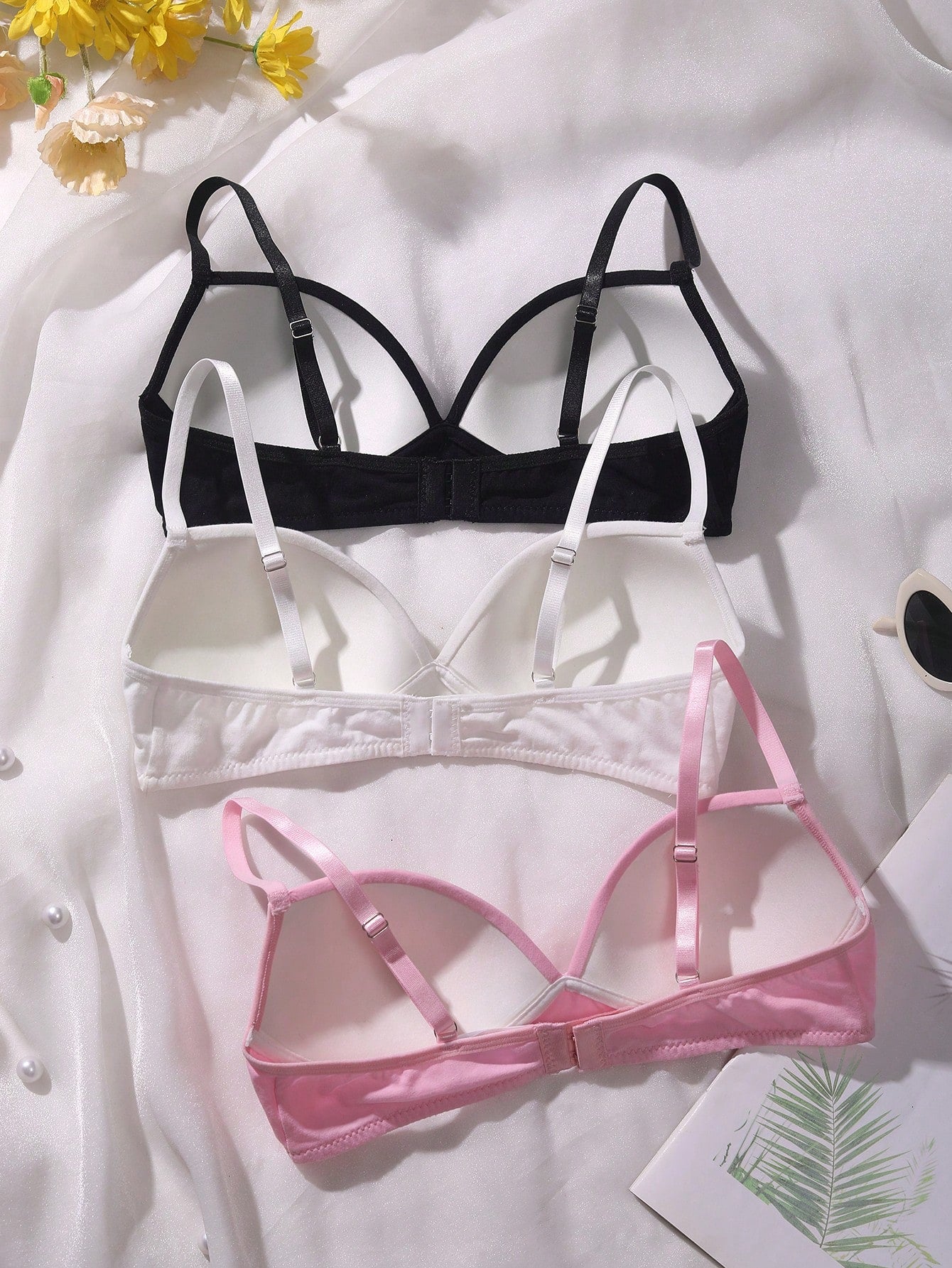 Teen Girl Solid Color Fashion Versatile Comfortable Base Layer Underwear