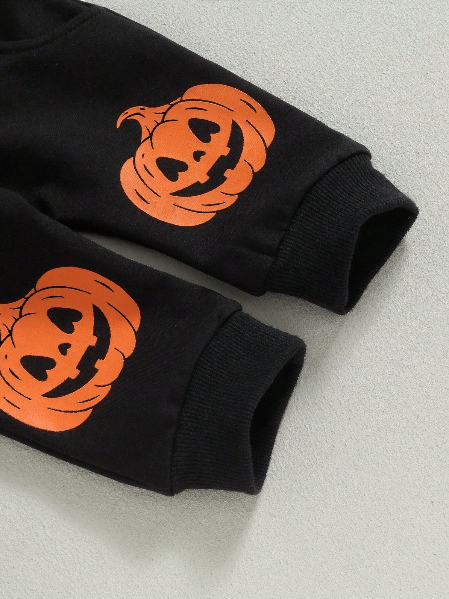 Toddler Boys 1st Halloween Outfits Pumpkin Bat Letter Print Long Sleeve Sweatshirts And Long Pants 2Pcs Fall Clothes Set