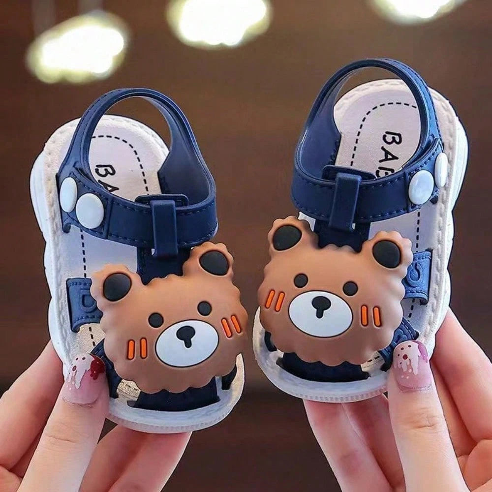 Toddler Closed Toe Sandals, Soft Bottom Indoor/Outdoor Shoes For Baby Boys & Girls, Summer