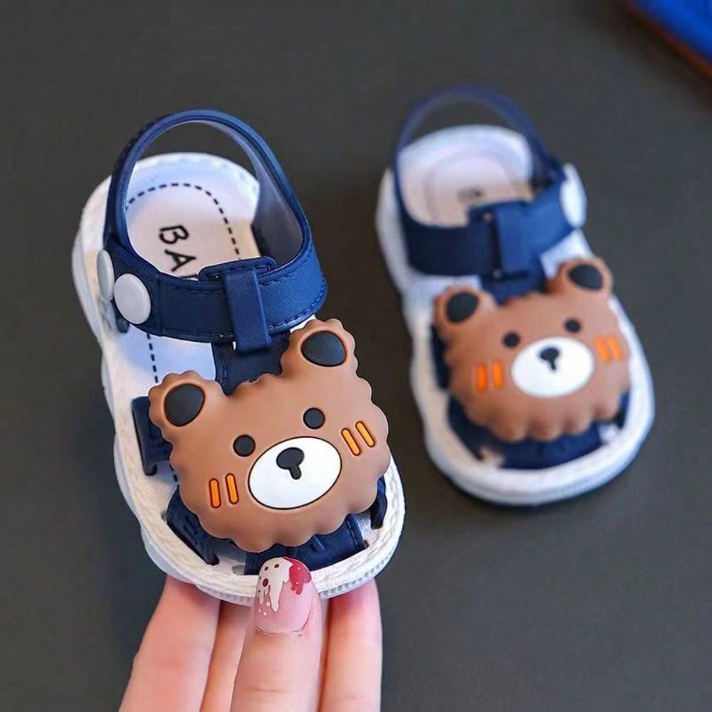Toddler Closed Toe Sandals, Soft Bottom Indoor/Outdoor Shoes For Baby Boys & Girls, Summer
