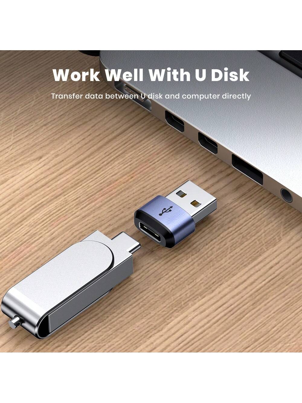 TOPK AT13 Type-C To USB Female To Male Charger PD Data Cable To Connector USB-C Port Mobile Phone Converter Nan Fast Charging