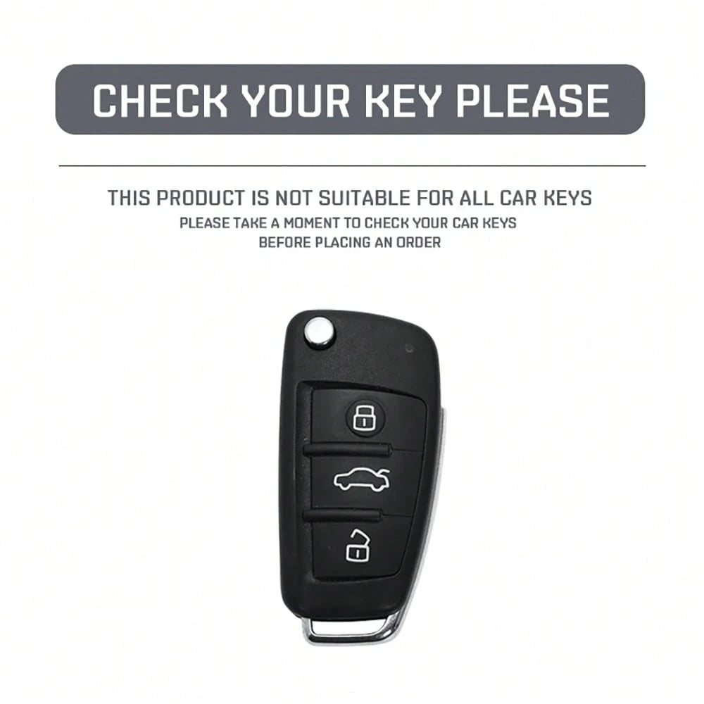TPU Car Folding Key Cover Case For Audi A3 8L 8P A4 B6 B7 B8 A6 C5 C6 4F RS3 Q3 Q7 TT 8L 8V S3 Key Fob Shell Accessories