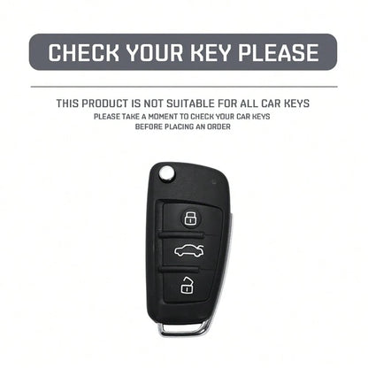 TPU Car Folding Key Cover Case For Audi A3 8L 8P A4 B6 B7 B8 A6 C5 C6 4F RS3 Q3 Q7 TT 8L 8V S3 Key Fob Shell Accessories