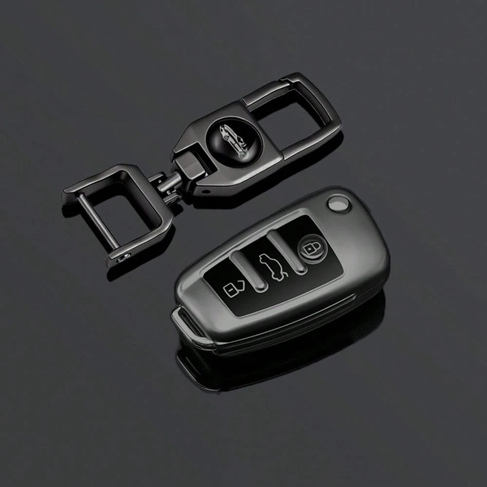 TPU Car Folding Key Cover Case For Audi A3 8L 8P A4 B6 B7 B8 A6 C5 C6 4F RS3 Q3 Q7 TT 8L 8V S3 Key Fob Shell Accessories