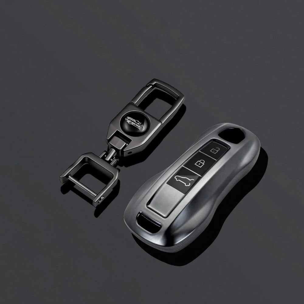 TPU Car Key Case Cover Shell Keychain Fob For Panamera Carrera Macan Cayman Cayenne 911 970 981 991 Accessories