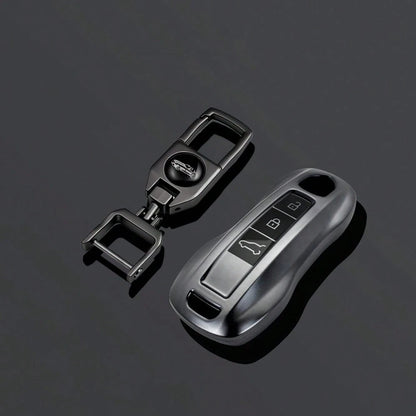 TPU Car Key Case Cover Shell Keychain Fob For Panamera Carrera Macan Cayman Cayenne 911 970 981 991 Accessories