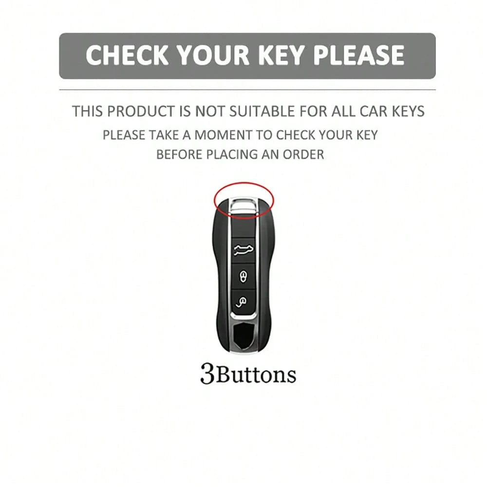 TPU Car Key Case Cover Shell Keychain Fob For Panamera Carrera Macan Cayman Cayenne 911 970 981 991 Accessories