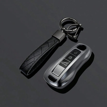 TPU Car Key Case Cover Shell Keychain Fob For Panamera Carrera Macan Cayman Cayenne 911 970 981 991 Accessories