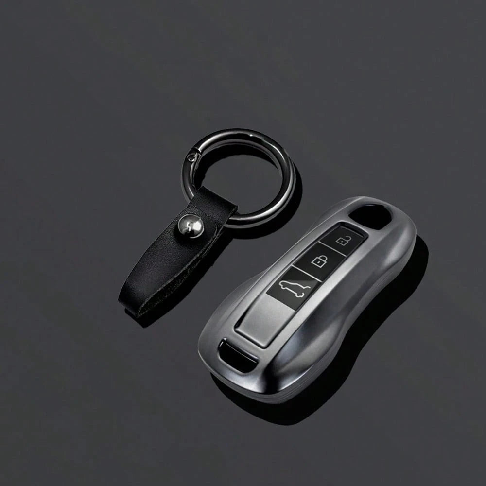 TPU Car Key Case Cover Shell Keychain Fob For Panamera Carrera Macan Cayman Cayenne 911 970 981 991 Accessories