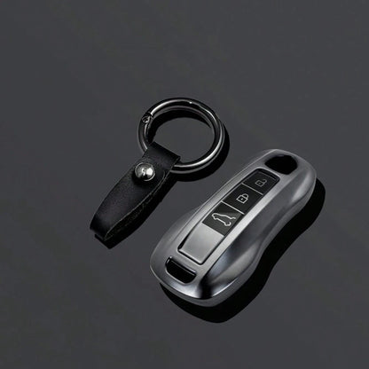TPU Car Key Case Cover Shell Keychain Fob For Panamera Carrera Macan Cayman Cayenne 911 970 981 991 Accessories