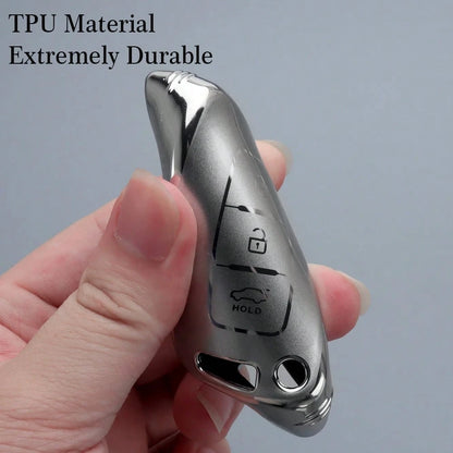 TPU Car Remote Key Case For Sonata, Genesis Coupe, And Ix35; For Kia Forte, Sportage, K2, And K5; Key Shell Holder And Fob Accessories