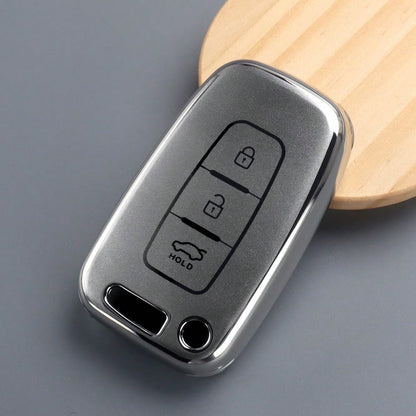 TPU Car Remote Key Case For Sonata, Genesis Coupe, And Ix35; For Kia Forte, Sportage, K2, And K5; Key Shell Holder And Fob Accessories