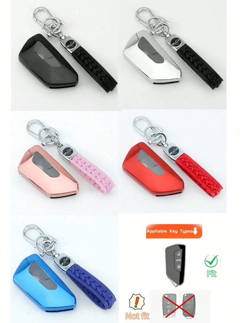 TPU Car Remote Key Fob Case Cover Shell For For VW For Golf 8 For MK8 For ID-4 For ID-6,For Octavia For A8 For Seat For Leon FR For MK4 Exquisite High-End Keybag Suitable For Both Men And Women
