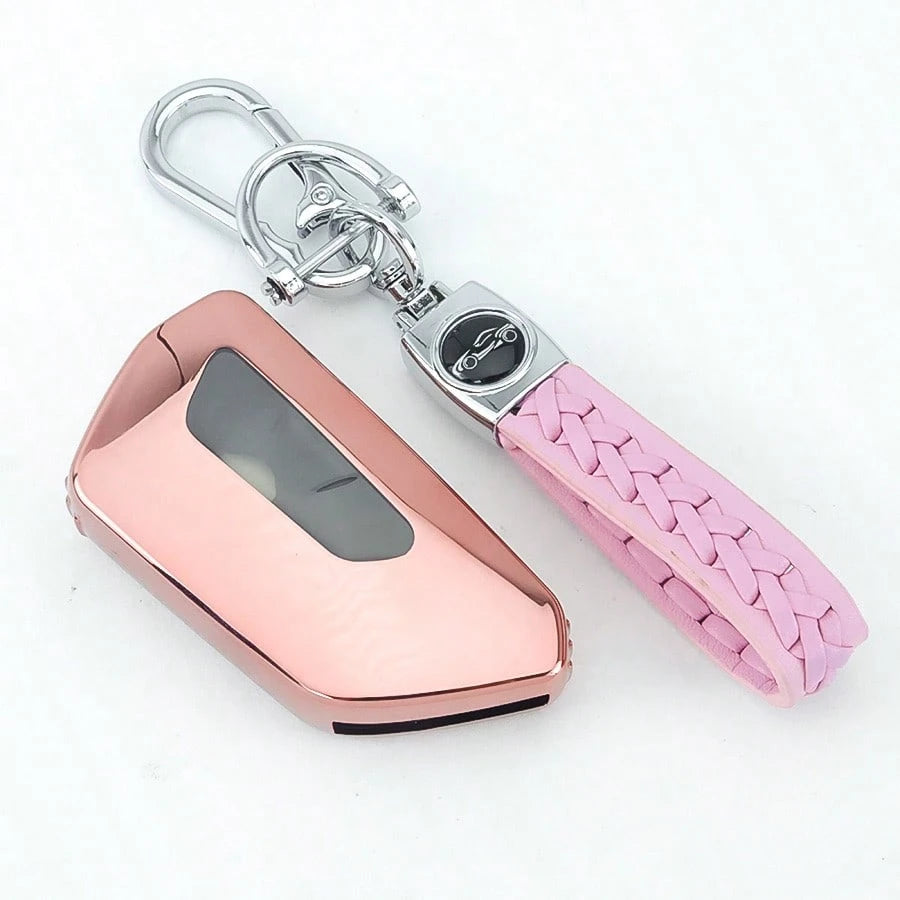 TPU Car Remote Key Fob Case Cover Shell For For VW For Golf 8 For MK8 For ID-4 For ID-6,For Octavia For A8 For Seat For Leon FR For MK4 Exquisite High-End Keybag Suitable For Both Men And Women