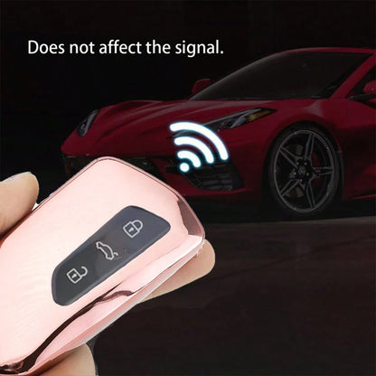TPU Car Remote Key Fob Case Cover Shell For For VW For Golf 8 For MK8 For ID-4 For ID-6,For Octavia For A8 For Seat For Leon FR For MK4 Exquisite High-End Keybag Suitable For Both Men And Women