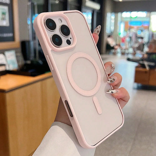 Transparent Magnetic Phone Case Compatible With IPhone 17 Pro Max, 16 Pro Max, 15, 14, 13, 12, 11 Pro, Plus, Max, Mini, 7, 8, SE, 16e, 7P, X, XR, XsMax And S26 Ultra, S25 Ultra, S24 Ultra, S25 FE, A56