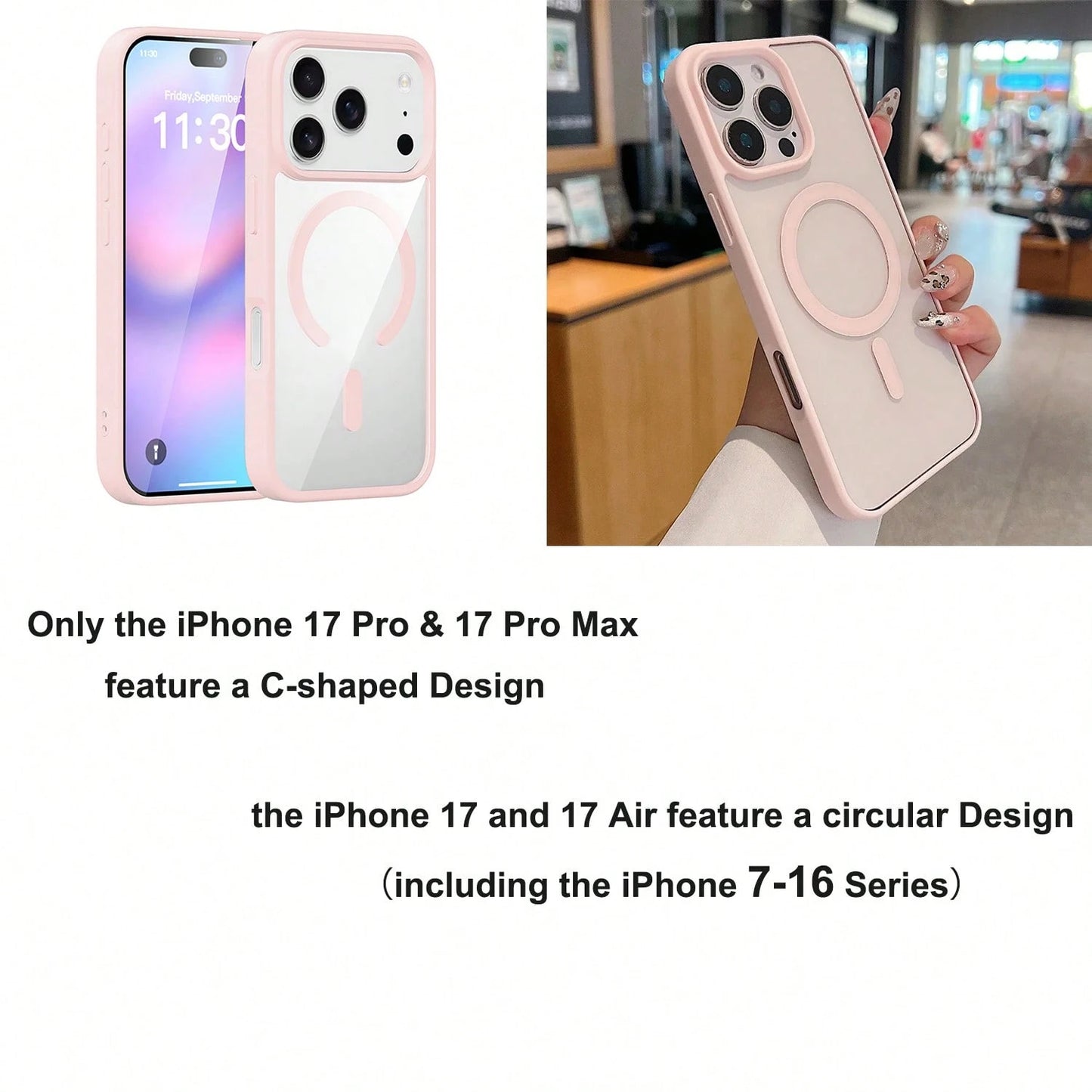 Transparent Magnetic Phone Case Compatible With IPhone 17 Pro Max, 16 Pro Max, 15, 14, 13, 12, 11 Pro, Plus, Max, Mini, 7, 8, SE, 16e, 7P, X, XR, XsMax And S26 Ultra, S25 Ultra, S24 Ultra, S25 FE, A56